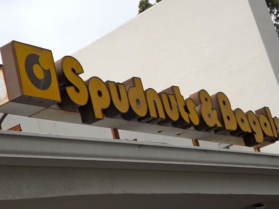 Spudnuts & Bagels customer enjoying a fresh breakfast with bagels and spudnuts in Santa Barbara